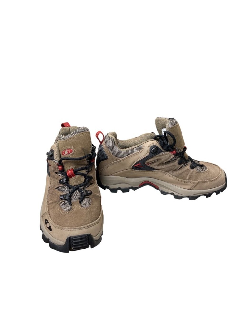 salomon VTG Gore Tex  mens brown suede hiking low top sneakers sz 7.5 SKU 10-862